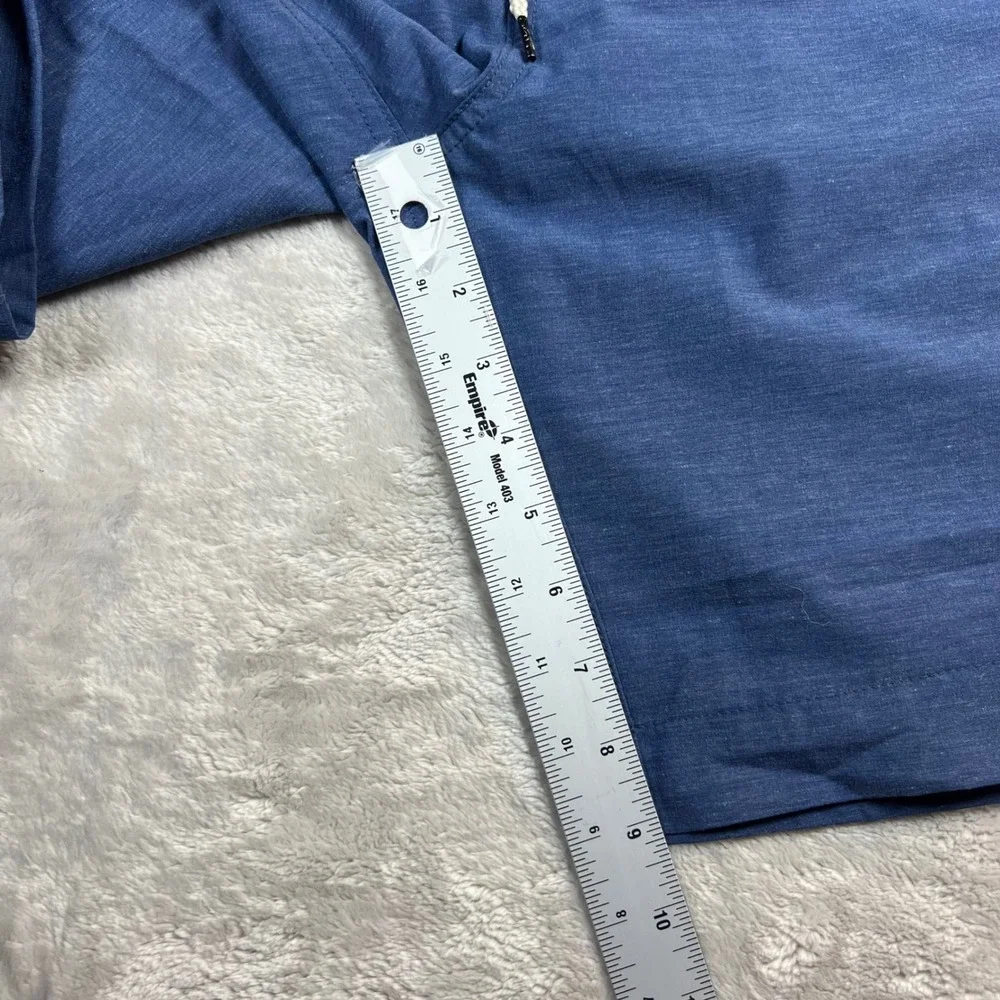 Faherty Men's 33 All Day Shorts Blue Hybrid Stretch MSC0007